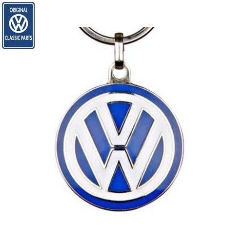 Small Volkswagen Logo - Enamelled VW Key Chain, Small Model 000 087 010 000087010