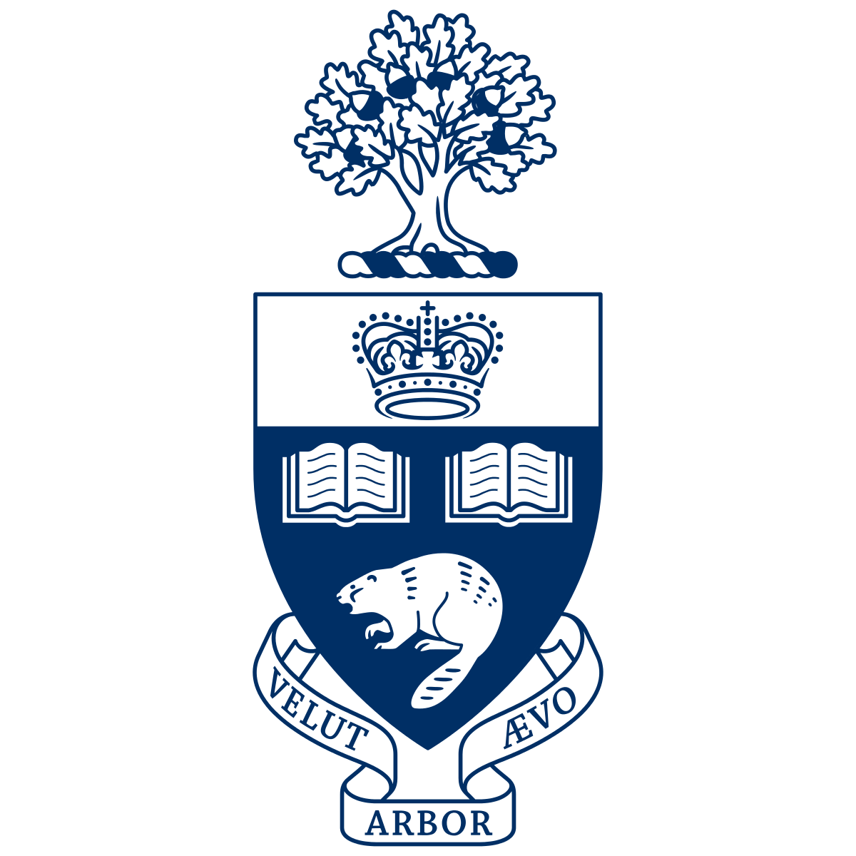White and Blue U Logo - University of Toronto