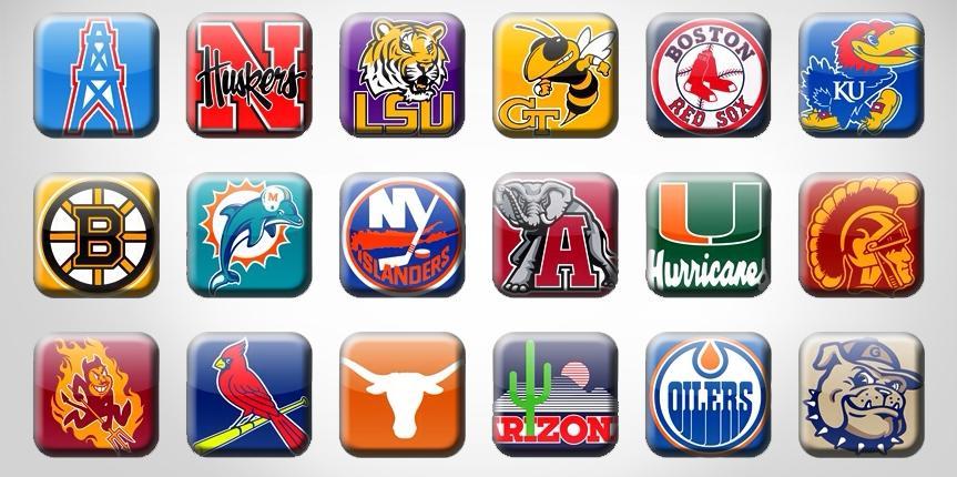 Hidden Sports Logo - Hidden Image in Sports Logos