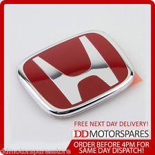 Black and Red H Logo - Type S Front Grill Badge Emblem Red Black Honda Civic Accord Fn2 Ep3 ...
