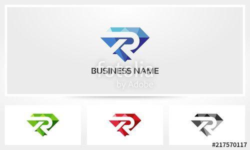 Diamond R Logo - R Letter Diamond Logo Stock Image And Royalty Free Vector Files
