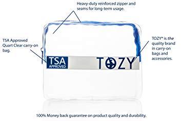Clear TSA Logo - Amazon.com : TSA Approved Toiletry Bag Carry On | Women and Men ...