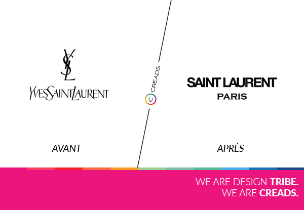 YSL Paris Logo - Evolution du logo Yves Saint Laurent : Creads décrypte !