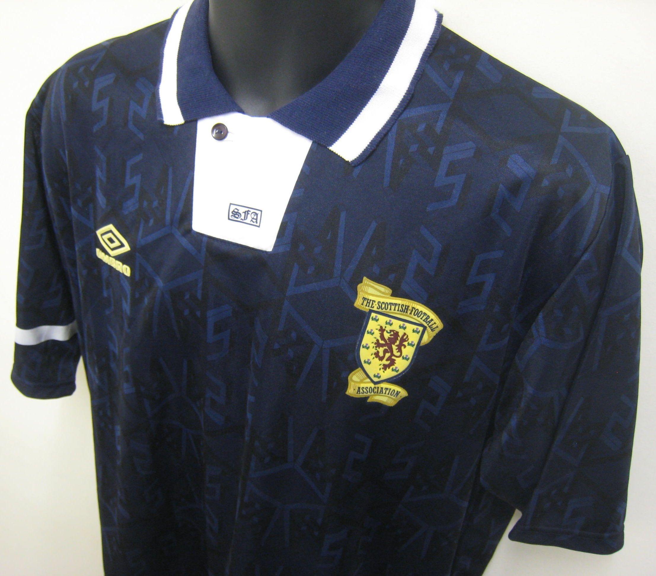 1970s Umbro Logo - 90s Scotland shirt by Umbro | Jersey | Classic football shirts ...