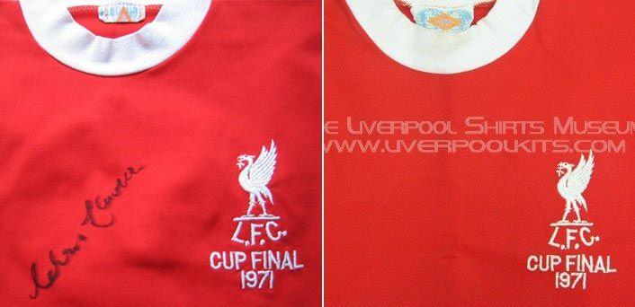 1970s Umbro Logo - Liverpool FC Home players kits 1970