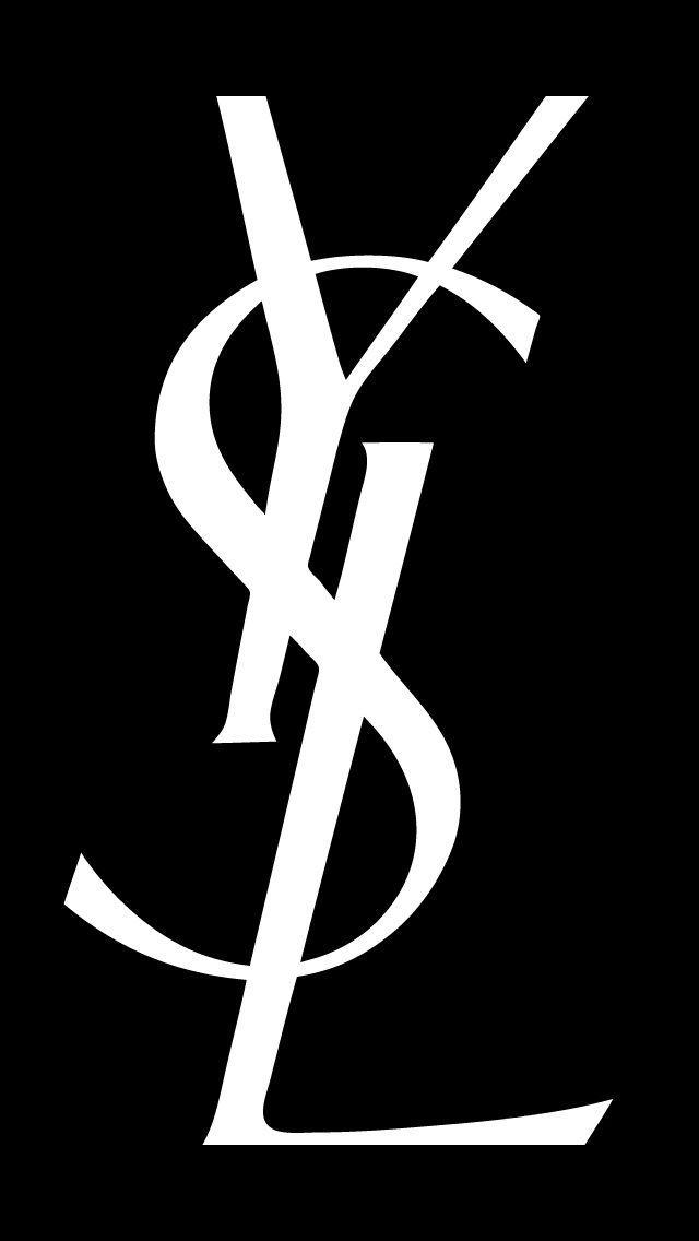 Yves Saint Laurent Logo - Logo #Brands #YSL Yves Saint Laurent. Randoms. iPhone wallpaper