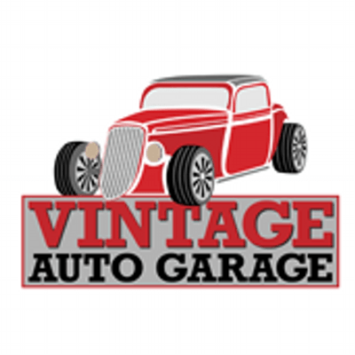 Vintage Automotive Garage Logo - Vintage Auto Garage