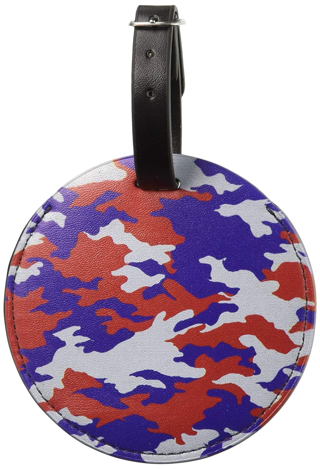Red Black and Blue Round Logo - 50%OFF Graphics & More Camouflage Print Red White Blue Round Leather ...