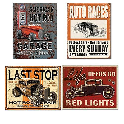 Vintage Automotive Garage Logo - Vintage Auto Signs: Amazon.com