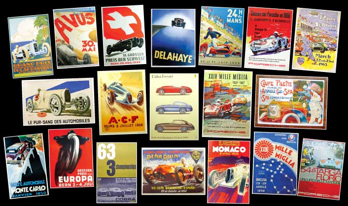 Vintage Automotive Garage Logo - Vintage Auto Posters. Original & Finest Selection of Vintage Car