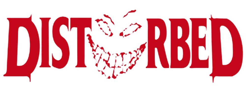 Disturbed Logo - Disturbed Smile Logo Rub-On Sticker - Red