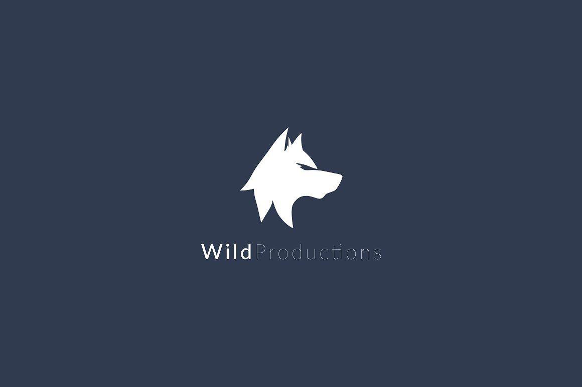 Simple Wolf Logo - Wolf Logo Template ~ Logo Templates ~ Creative Market