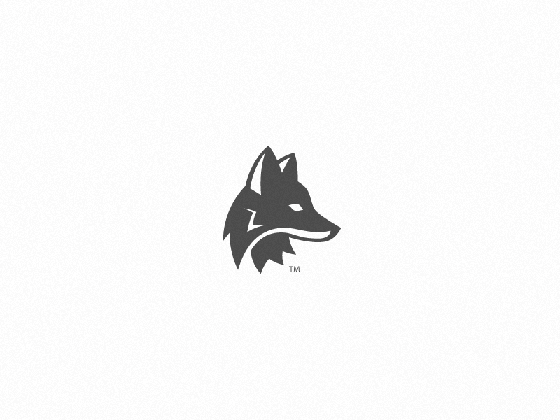Cool Simple Wolf Logo - Lupine | Logo Design by simc | Dribbble | Dribbble