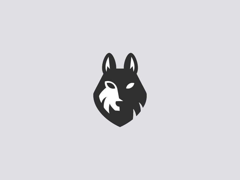 Simple Wolf Logo - Simple Wolf Logo Design | Graphic Design | Logo design, Logos, Design