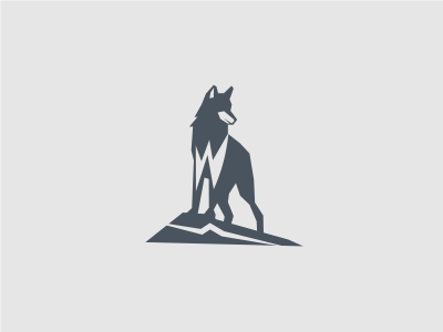 Simple Wolf Logo - Wolf by Ivana Maciev | Dribbble | Dribbble
