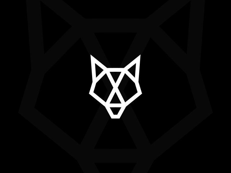 Simple Wolf Logo - Wolf Geometric by Pika Design | Dribbble | Dribbble