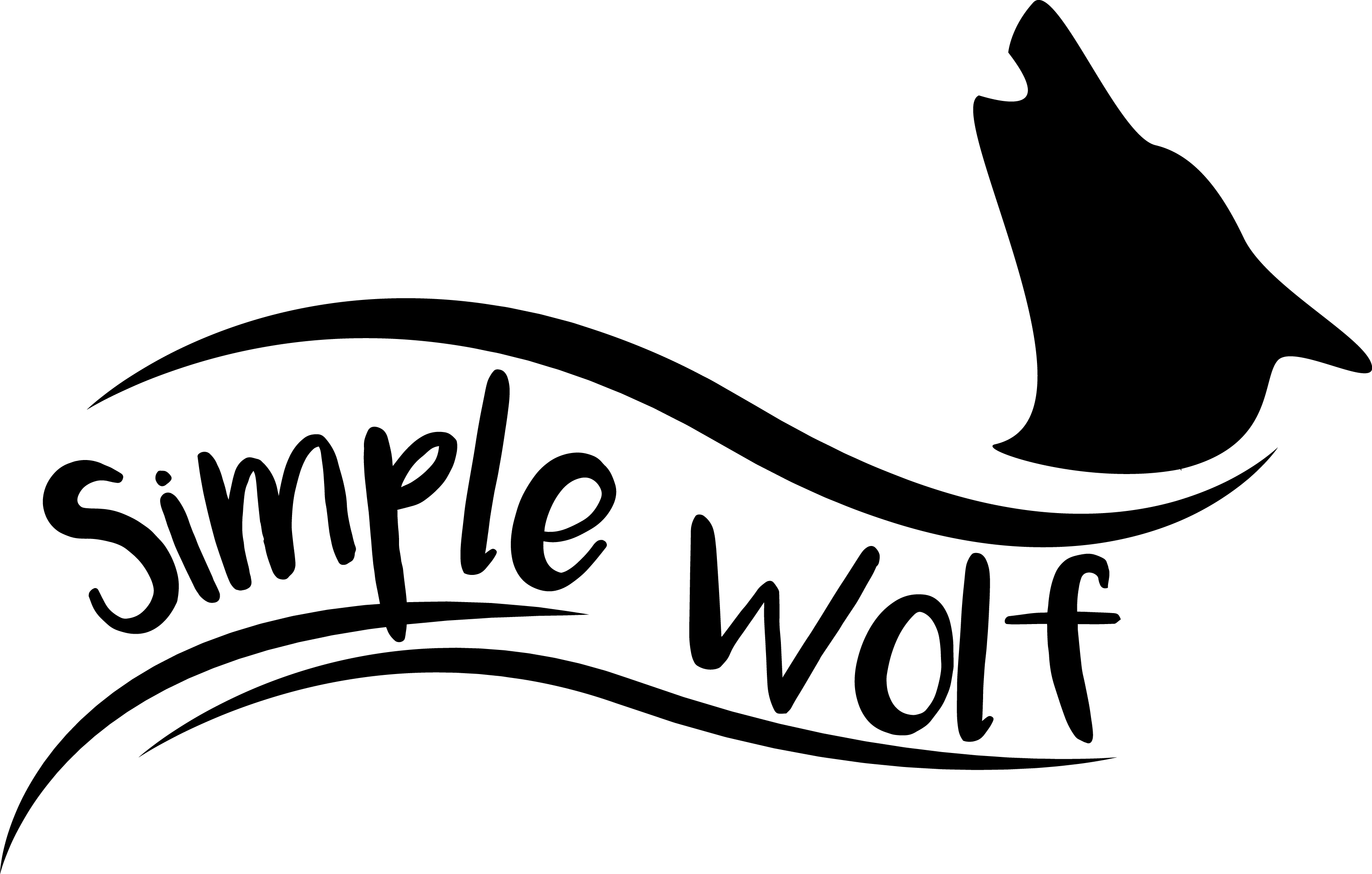 Simple Wolf Logo - Simple Wolf | Graphic & Website Design