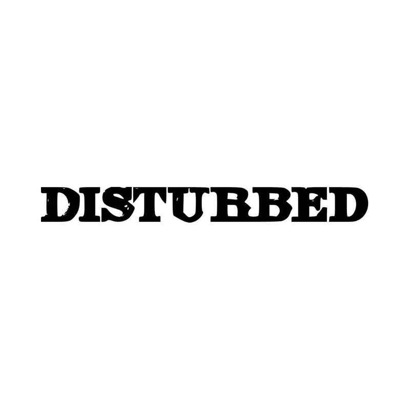 Disturbed Logo - Disturbed Band Logo Vinyl Decal Sticker