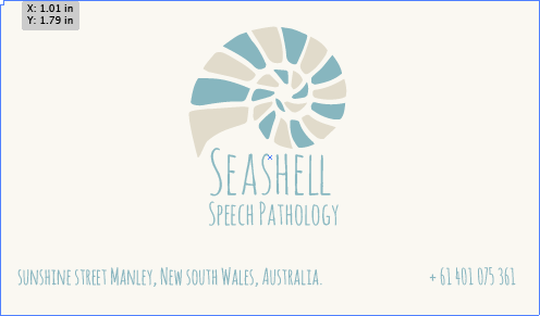 Neutral Color Logo - Seashell Logo – Jordan Shepard Graphic Design