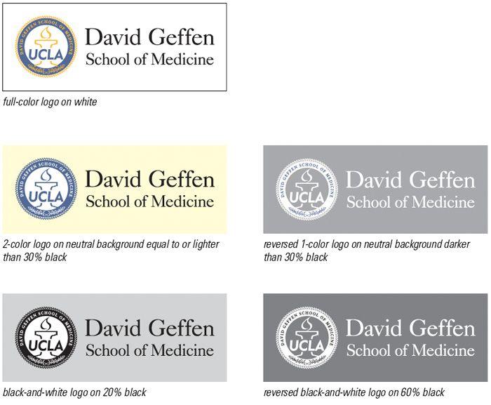 Neutral Color Logo - Correct Color Applications - Graphic Identity - David Geffen School ...