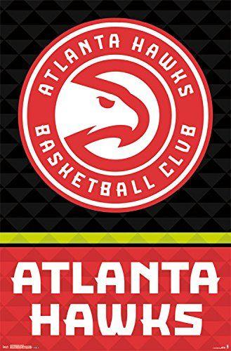 Atlanta Hawks Logo - Amazon.com: Trends International Atlanta Hawks Logo Wall Poster ...