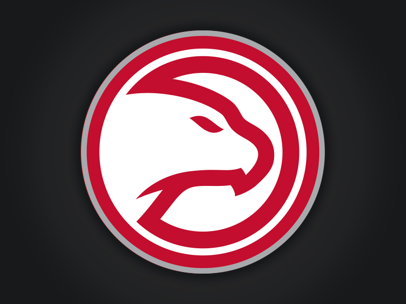 Hawks Logo - ATLANTA HAWKS - NEW LOGO CONCEPT by Matthew Harvey | Dribbble | Dribbble