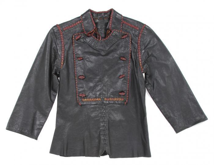 Red and Black Western Logo - Children's Western Black & Red Leather Top Black £95. Rokit