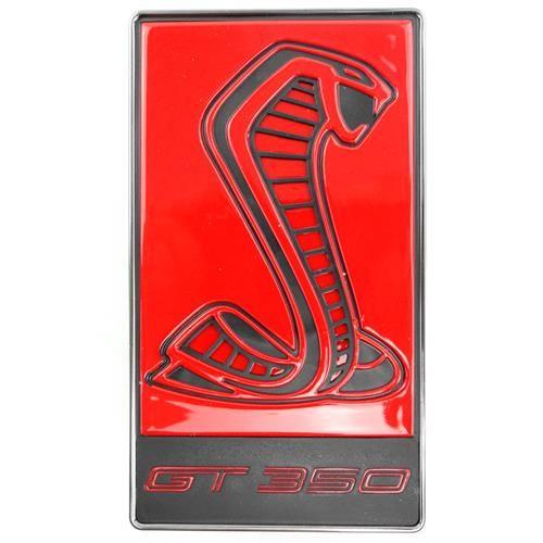 Red Shelby Logo - Mustang Shelby GT350R Grille Emblem (15-17) - LMR.com