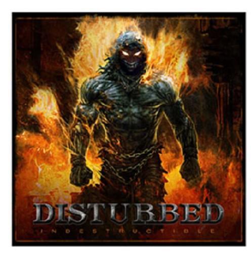Disturbed Logo - Disturbed Cover Art Indestructible Sticker