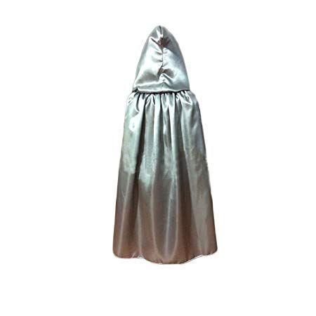 Purple Grey and Red Logo - Child Halloween Cloak Christmas Hooded Cape Costume Fancy Dress 80CM ...