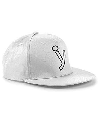 White Y Logo - iacobuccyounes Italy Rap Hat Y Logo (Hip hop Freestyle Flat Brim ...