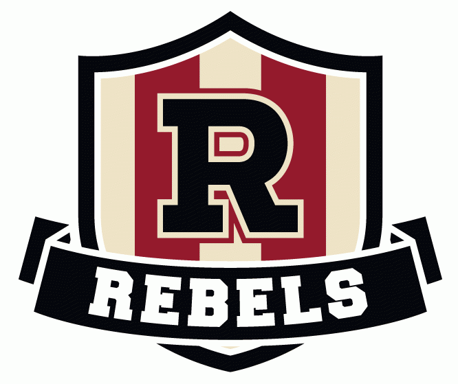 Red and Black Western Logo - Red Deer Rebels Alternate Logo Hockey League (WHL)