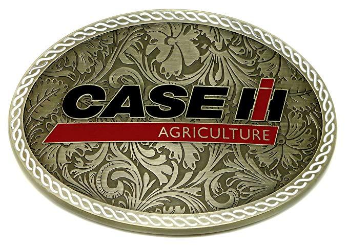 Red and Black Western Logo - Case Agriculture IH Belt Buckle Silver Black Western Officially ...