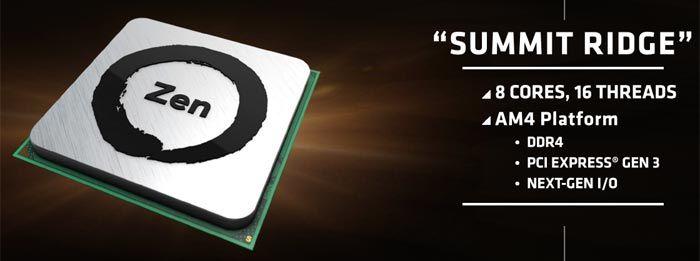 AMD Zen Logo - AMD provides a first glance at Zen Summit Ridge performance