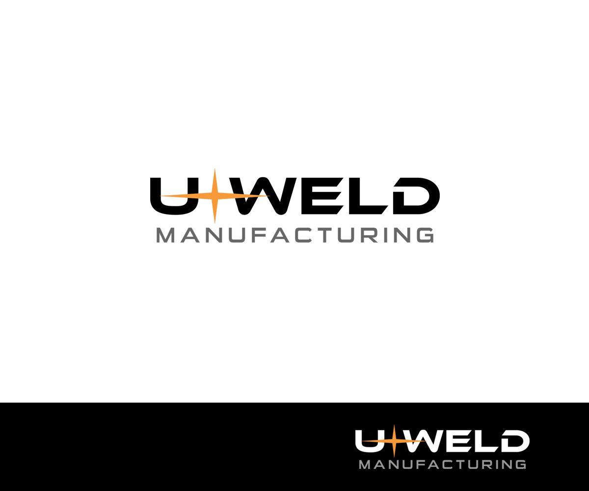 White and Blue U Logo - Masculine, Serious, Welding Logo Design for U-Weld Manufacturing by ...