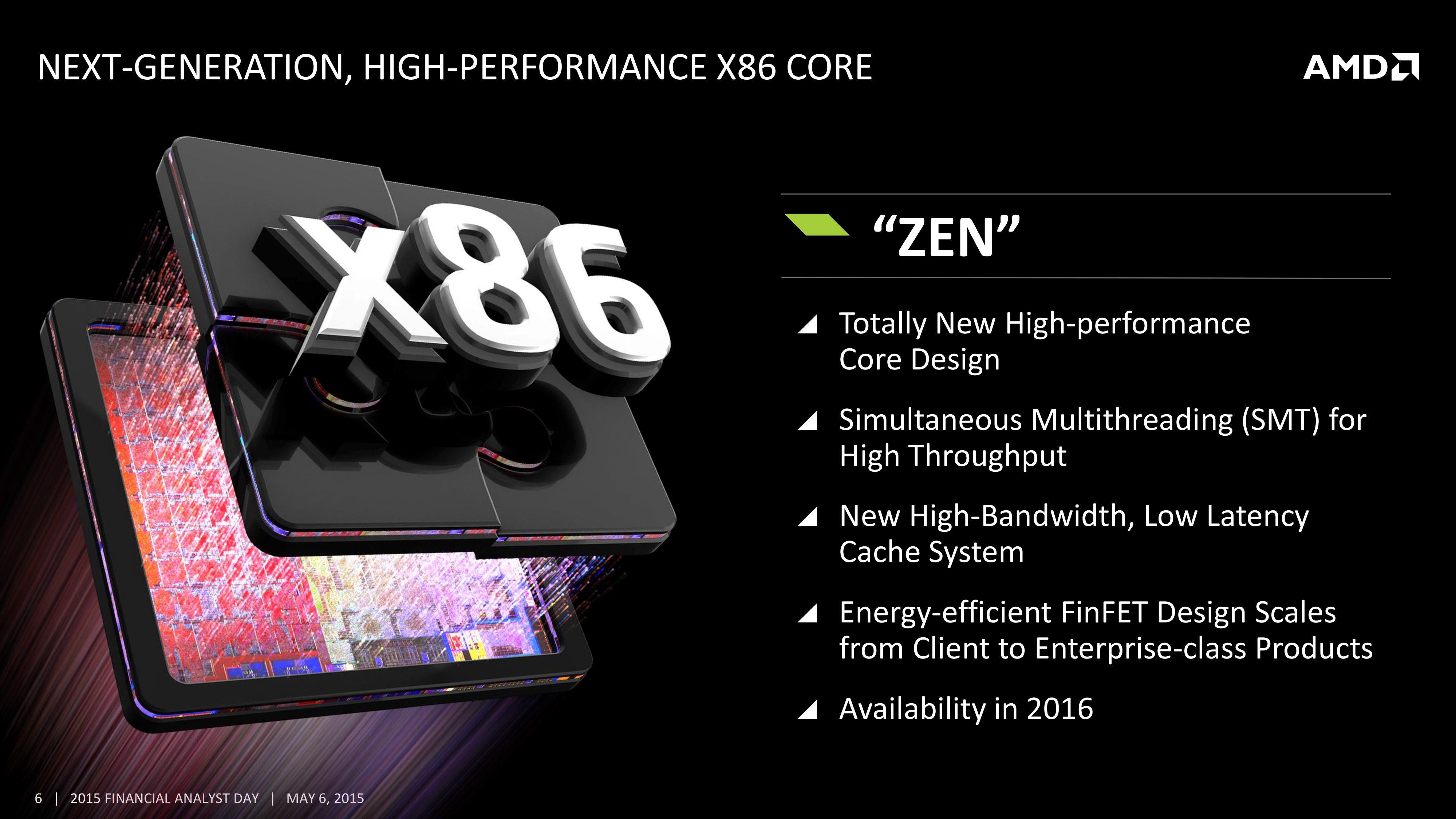 AMD Zen Logo - AMD's 2016 2017 X86 Roadmap: Zen Is In, Skybridge Is Out