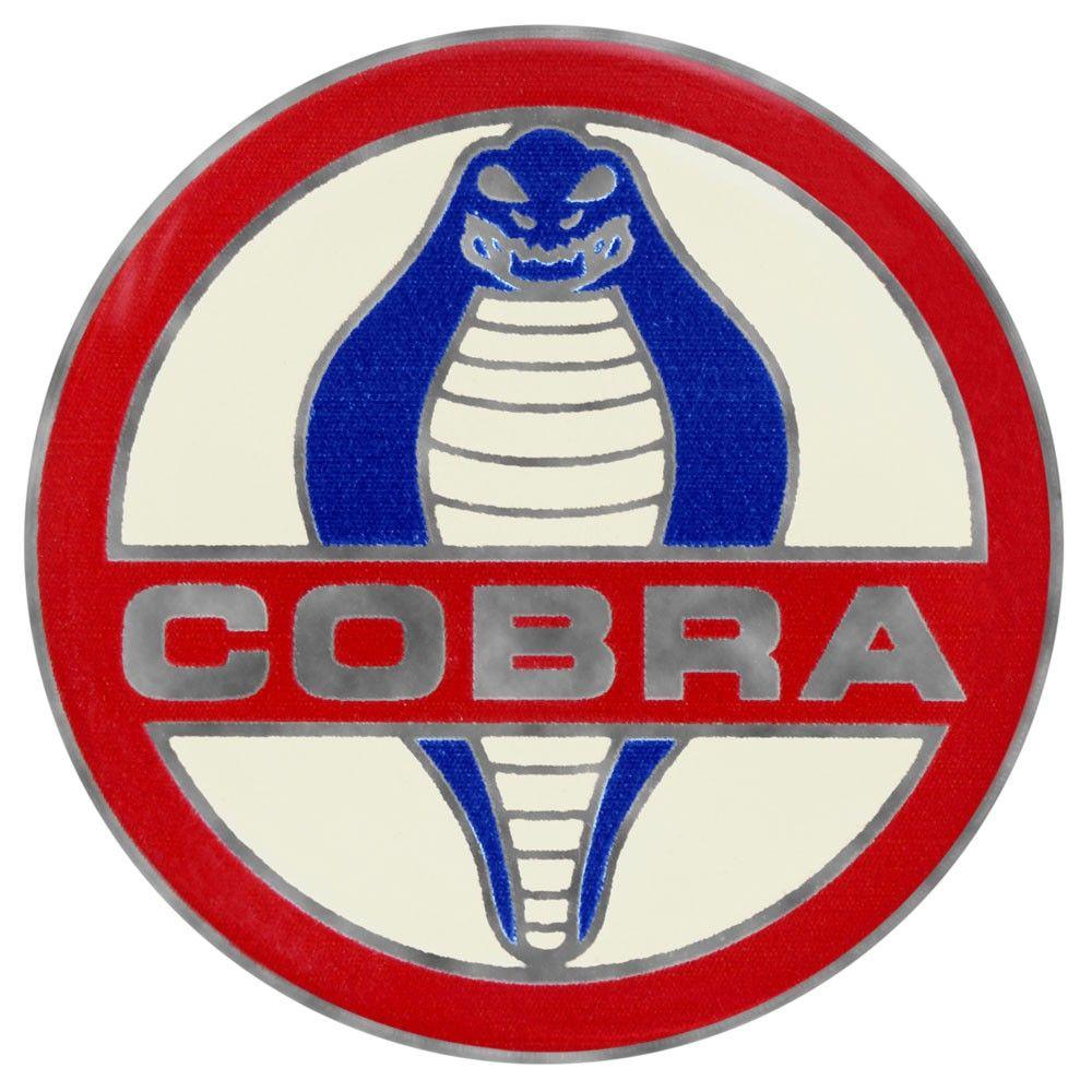 Red Shelby Logo - Scott Drake S1MS-3649-C Mustang Steering Wheel Emblem Shelby Cobra ...