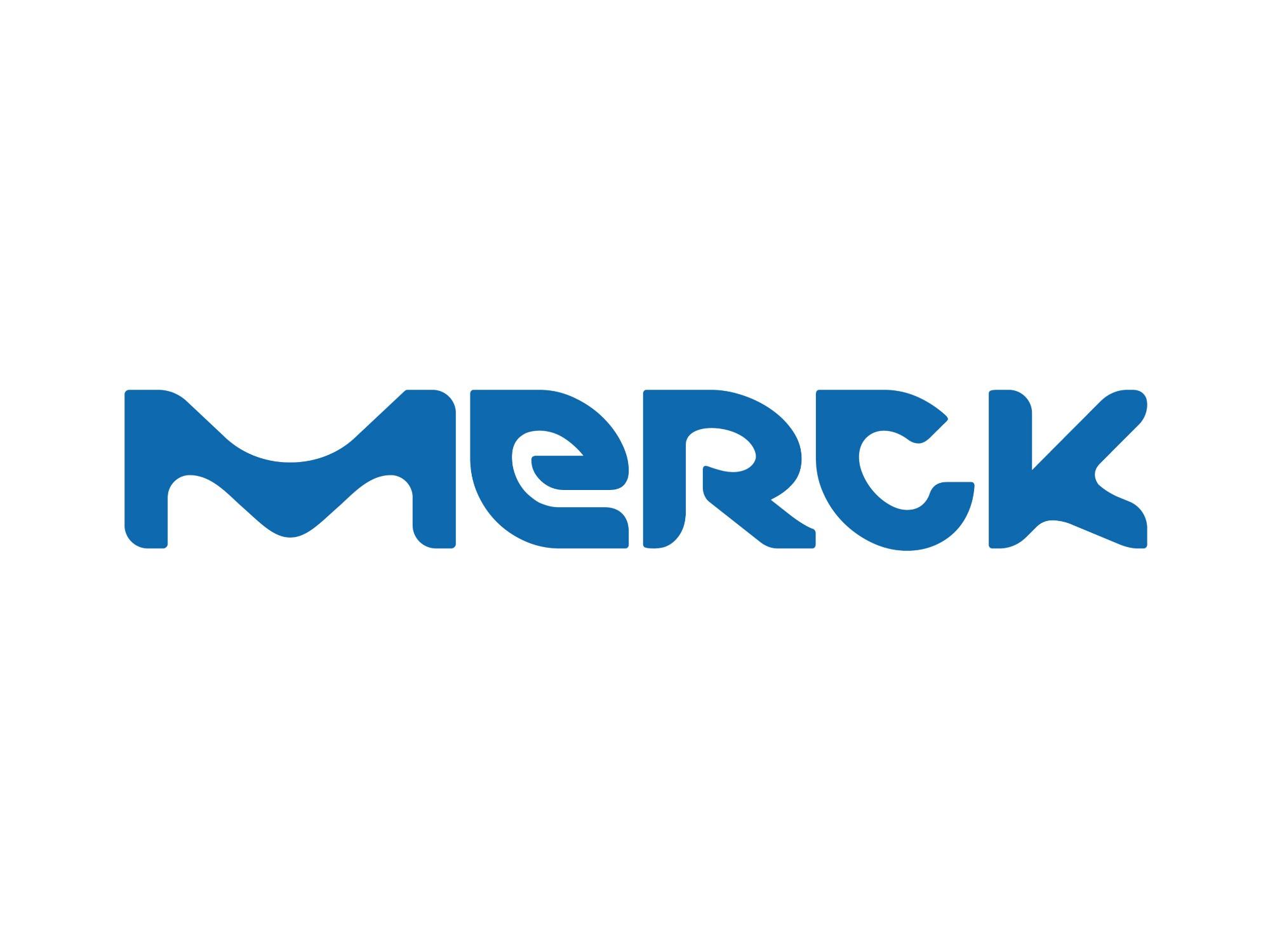 Merck Logo - The blue Merck logo