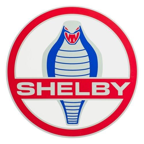 Red Shelby Logo - Shelby Cobra Medallion Decal