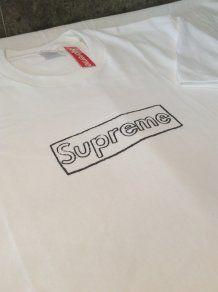 Kaws X Supreme Box Logo - Supreme X Kaws Bogo Box Logo White T Shirt Ss11 Not Yeezy Boost Nmd