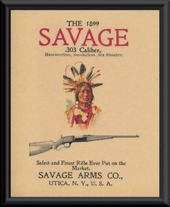 Old Savage Arms Logo - Details about 1899 Savage Rifle Hunting Advertisement Reprint On 90 Year  Old Paper 087