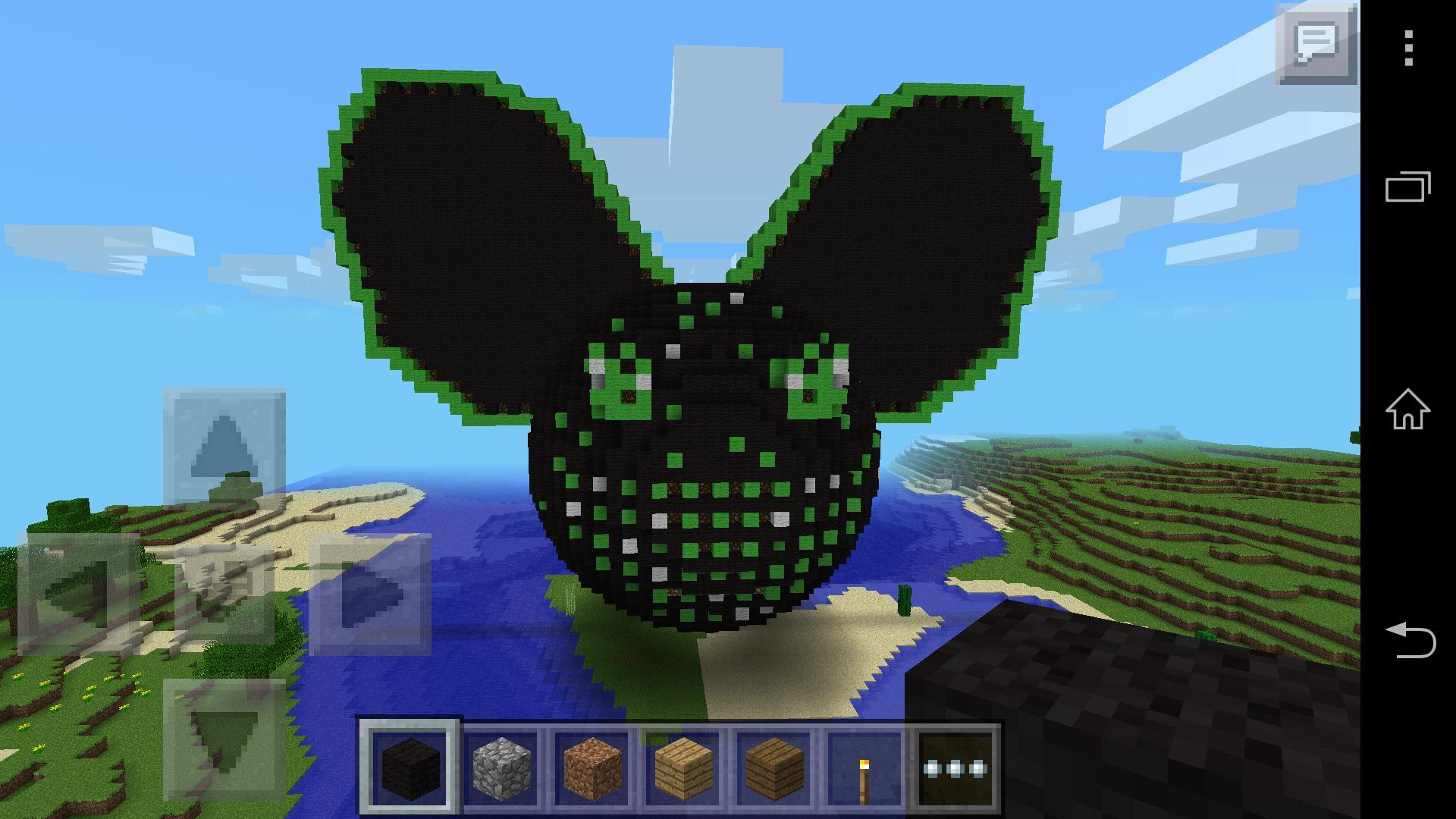 Minecraft Deadmau5 Logo - deadmau5 LED Head - MCPE: Show Your Creation - Minecraft: Pocket ...