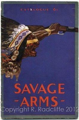 Old Savage Arms Logo - Antique 1920 Savage Arms Firearms Catalog 61 & Original