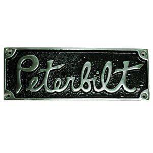 Peterbilt Logo - Peterbilt old-style rectangular emblem - black