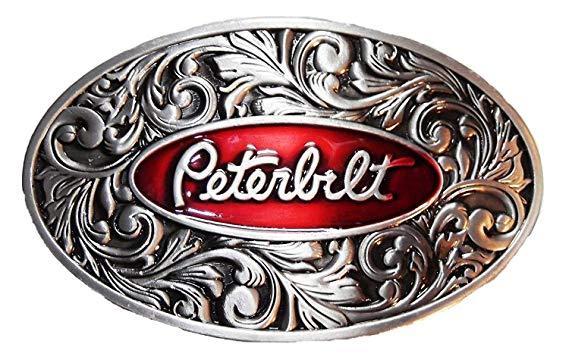 Peterbilt Logo - PETERBILT Logo Vintage Style Antique Pewter Finish Metal