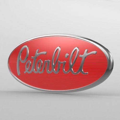Peterbilt Logo - 3D model Peterbilt logo | CGTrader