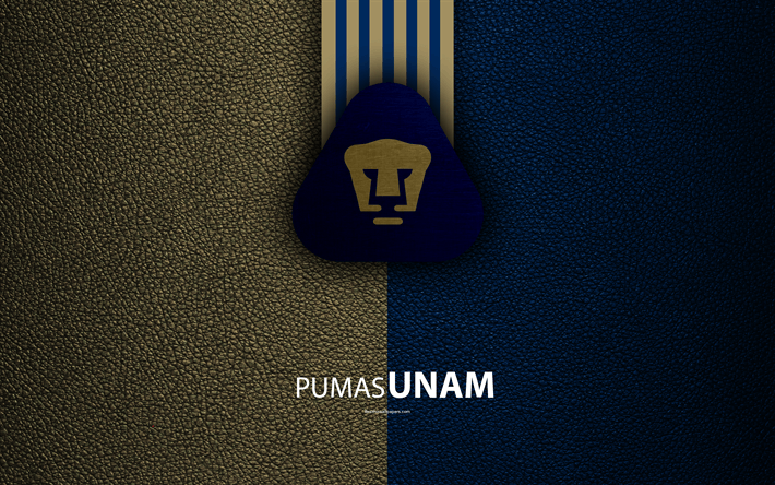 Pumas UNAM Logo - Download wallpapers Club Universidad Nacional, Pumas UNAM, 4k ...
