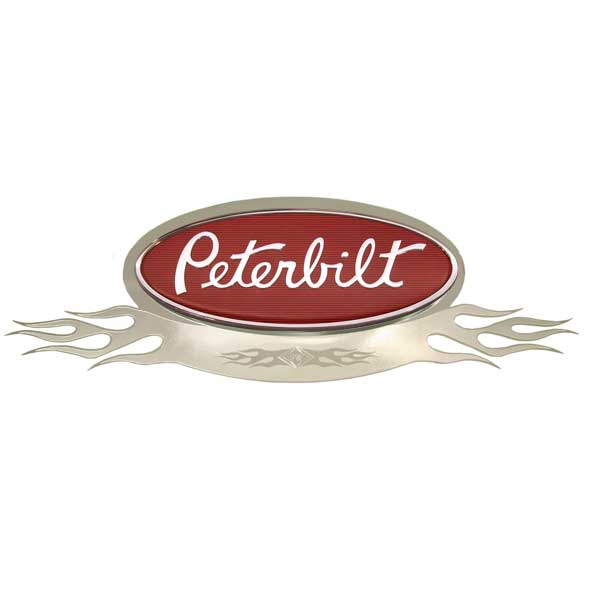 Peterbilt Logo - Peterbilt Flame Logo Trim | Iowa80.com
