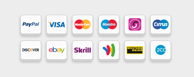 High Resolution PayPal Logo - 20 Free Payment Method & Credit Card Icon Sets