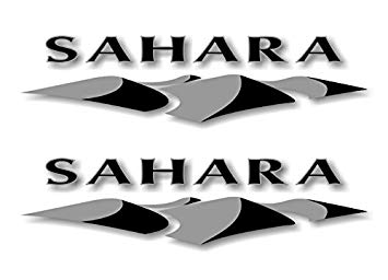 Old Black Scale Logo - Street Legal Decals 2 Greyscale SAHARA DUNES Vinyl 9